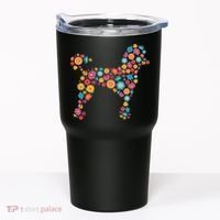 Flower Poodle Gift Tumbler thumb 0