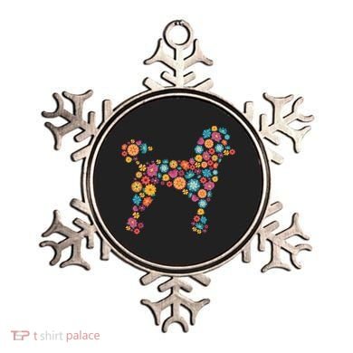 Flower Poodle Gift Ornament