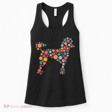 Flower Poodle Gift Women's Tank Top