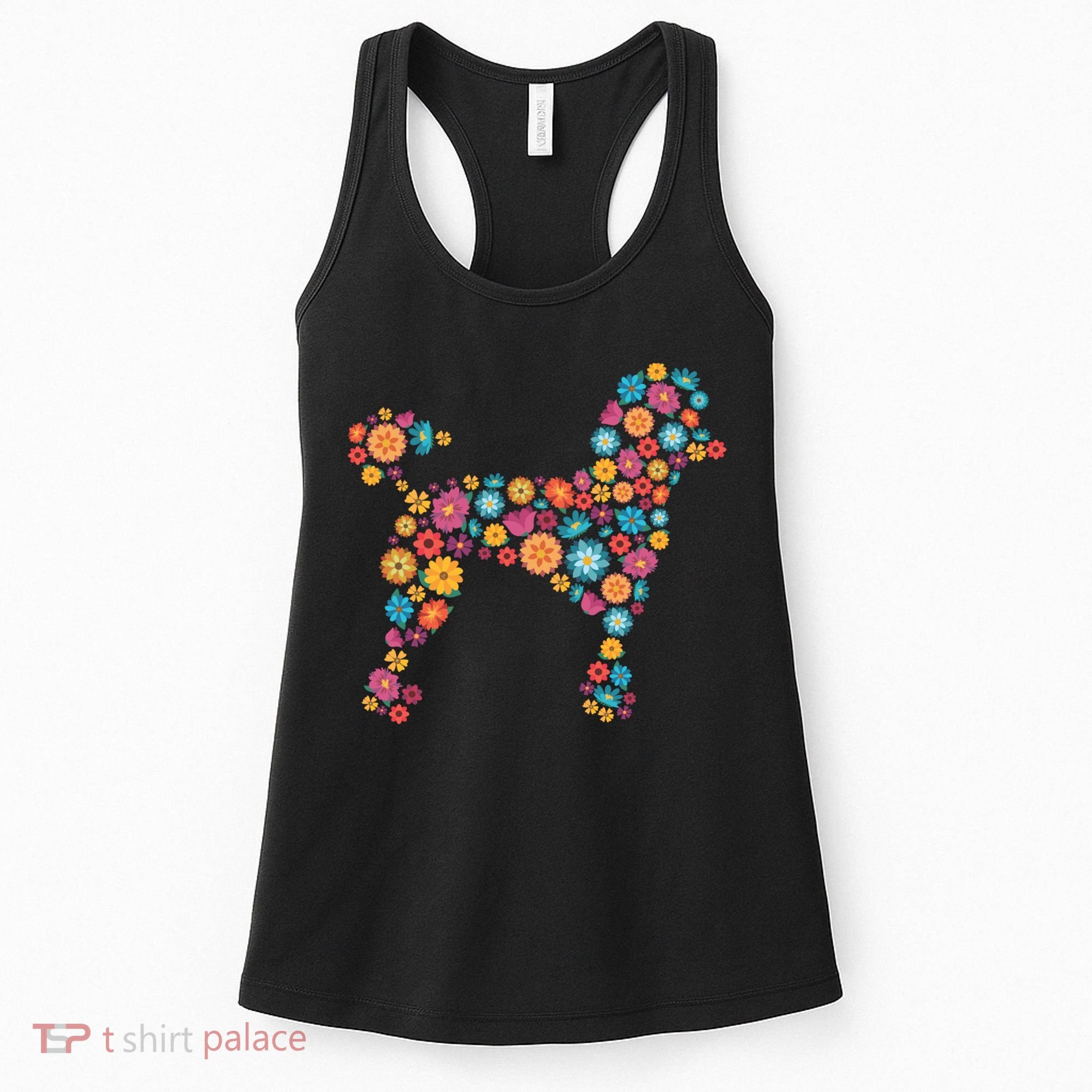 Flower Poodle Gift Women's Tank Top