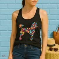 Flower Poodle Gift Women's Tank Top thumb 2