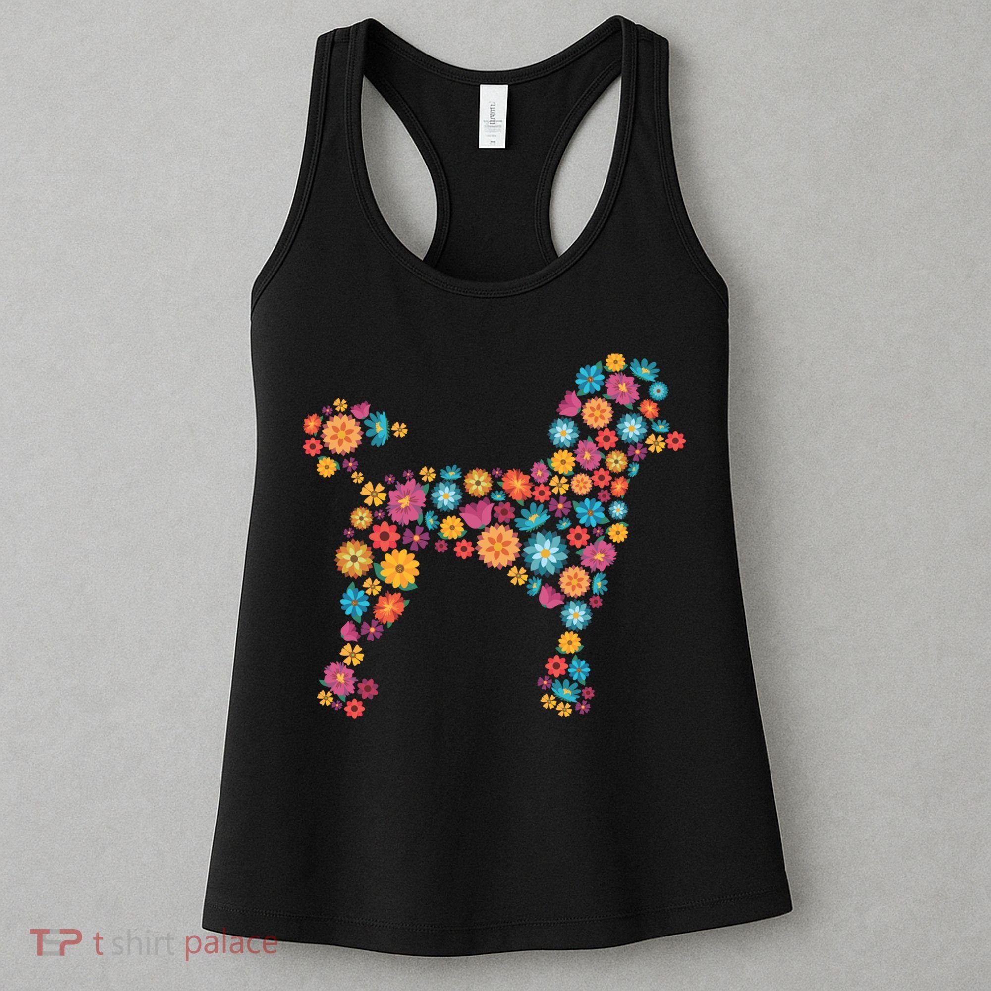Flower Poodle Gift Women's Tank Top