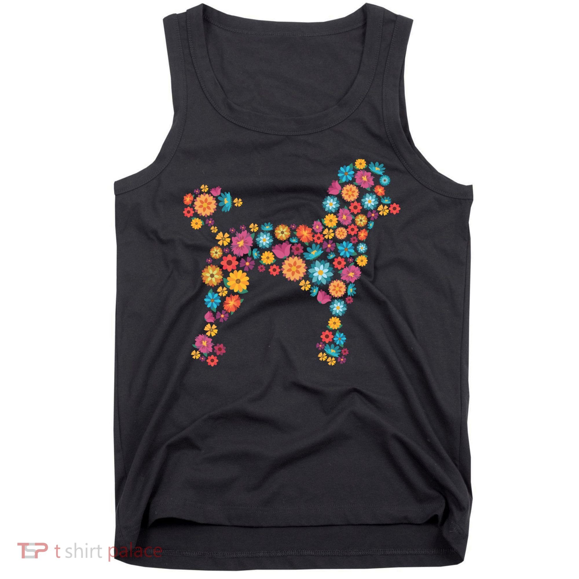 Flower Poodle Gift Tank Top