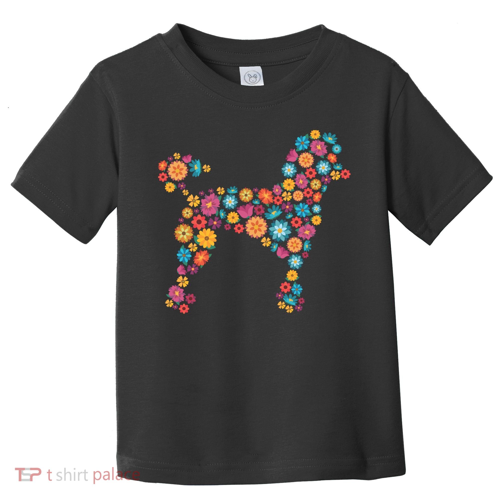 Flower Poodle Gift Toddler T-Shirt