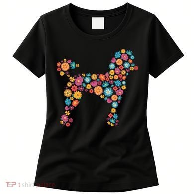Flower Poodle Gift Women's T-Shirt