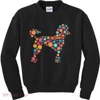 Flower Poodle Gift Kids Sweatshirt thumb 0