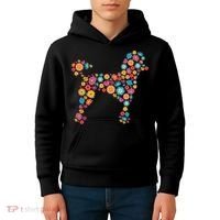 Flower Poodle Gift Kids Hoodie thumb 4
