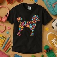 Flower Poodle Gift Kids T-Shirt thumb 3