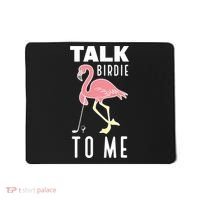 Flamingo Playing Golf Talk Birdie To Me Golfing Funny Golfer Mousepad thumb 0