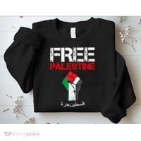 Free Palestine Gaza Palestinian Fist Sweatshirt thumb 2