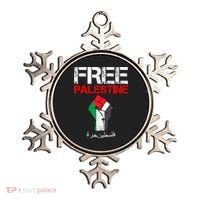 Free Palestine Gaza Palestinian Fist Ornament thumb 0
