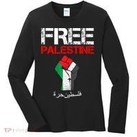 Free Palestine Gaza Palestinian Fist Women's Long Sleeve Shirt thumb 0