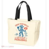 Funny Pickleball Grab Your Balls Tote Bag thumb 3