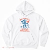 Funny Pickleball Grab Your Balls Hoodie thumb 0