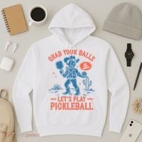 Funny Pickleball Grab Your Balls Hoodie thumb 3