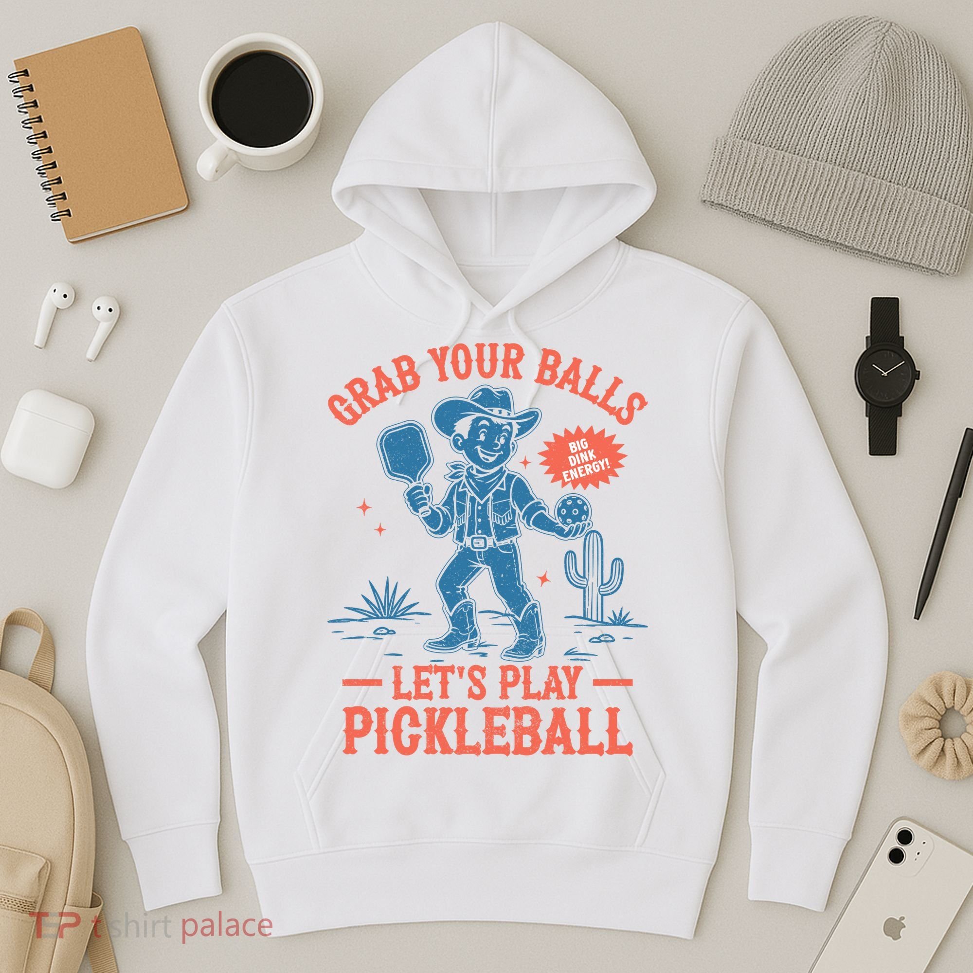 Funny Pickleball Grab Your Balls Hoodie