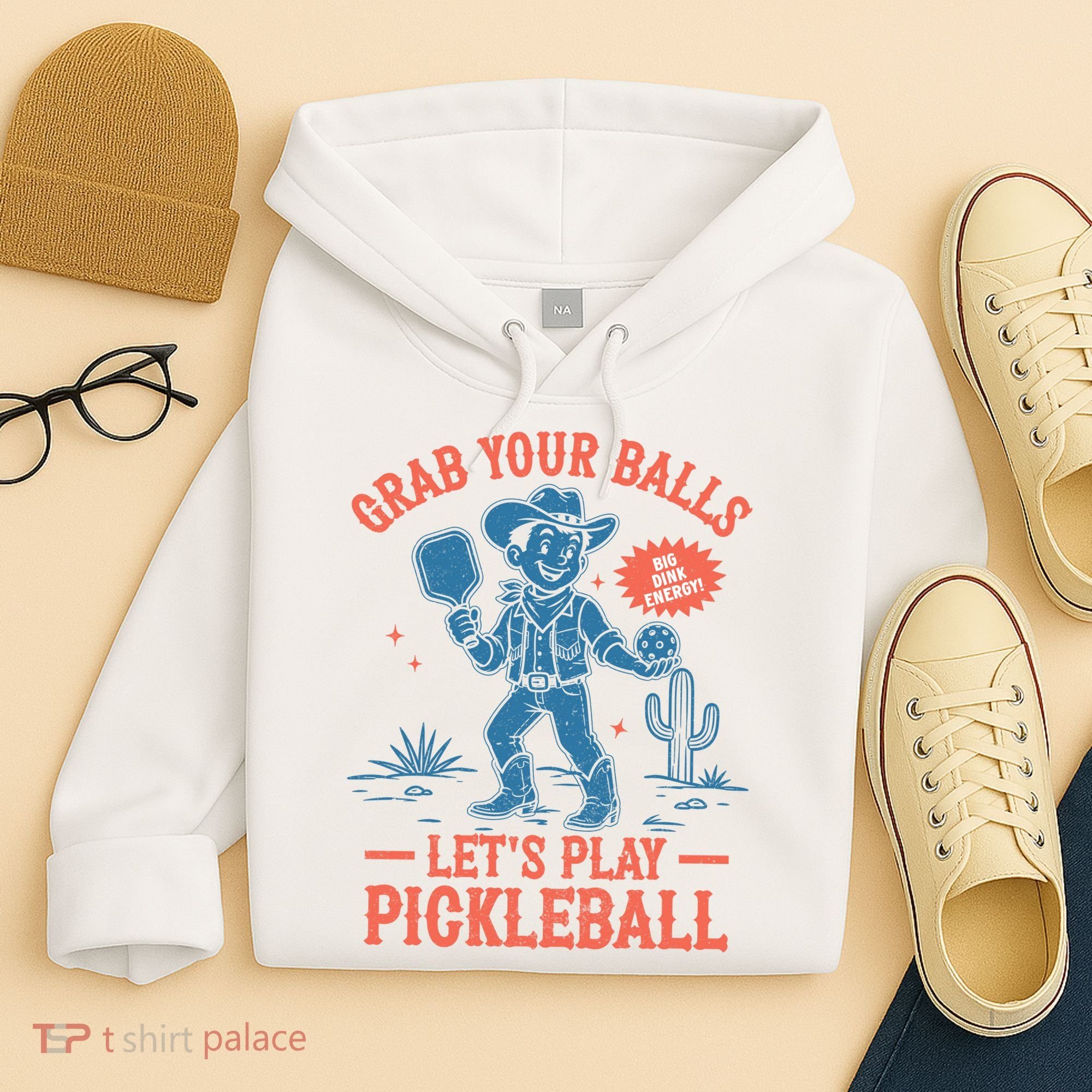 Funny Pickleball Grab Your Balls Hoodie