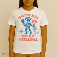 Funny Pickleball Grab Your Balls T-Shirt thumb 4