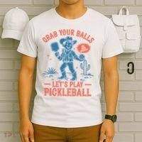 Funny Pickleball Grab Your Balls T-Shirt thumb 6