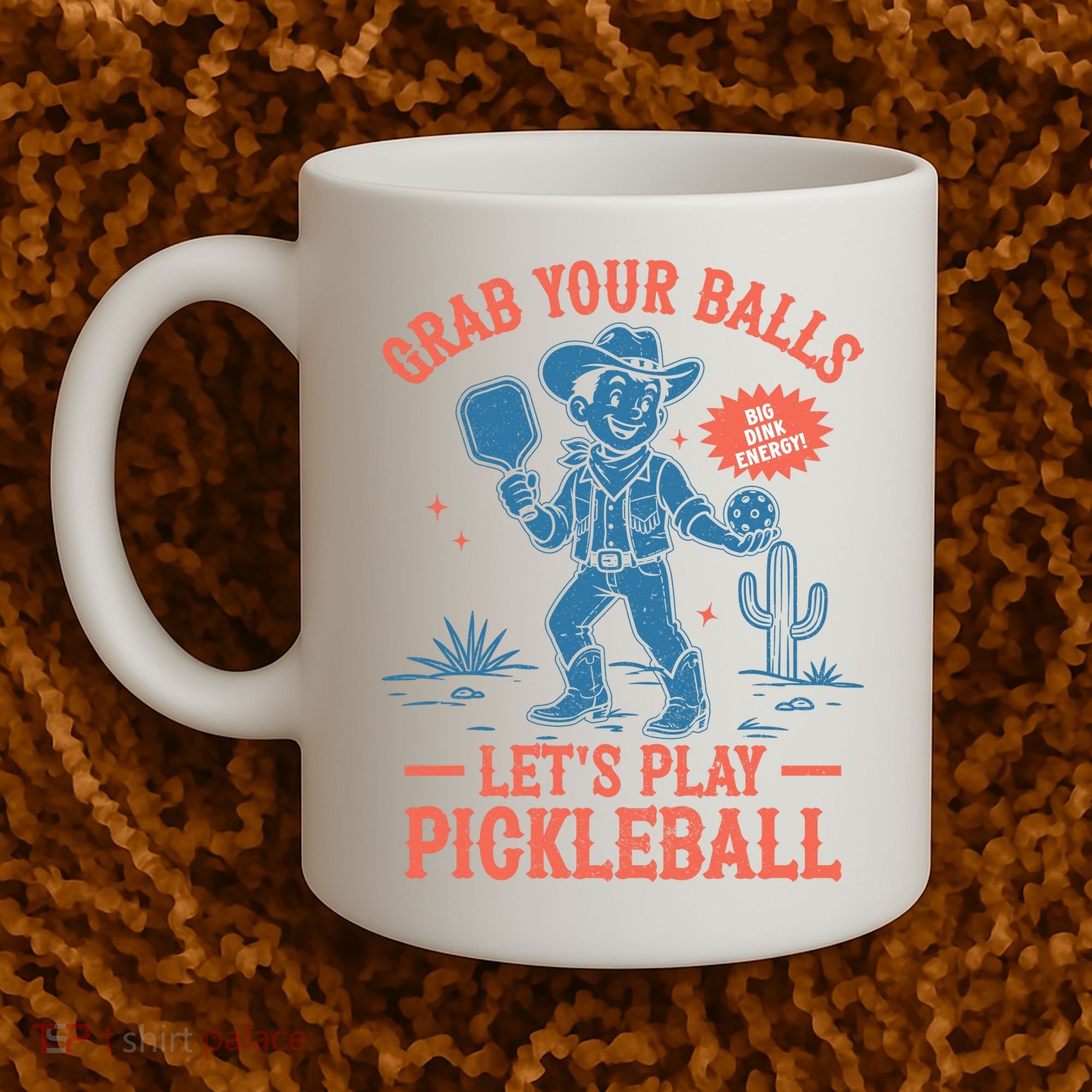 Funny Pickleball Grab Your Balls Coffee Mug