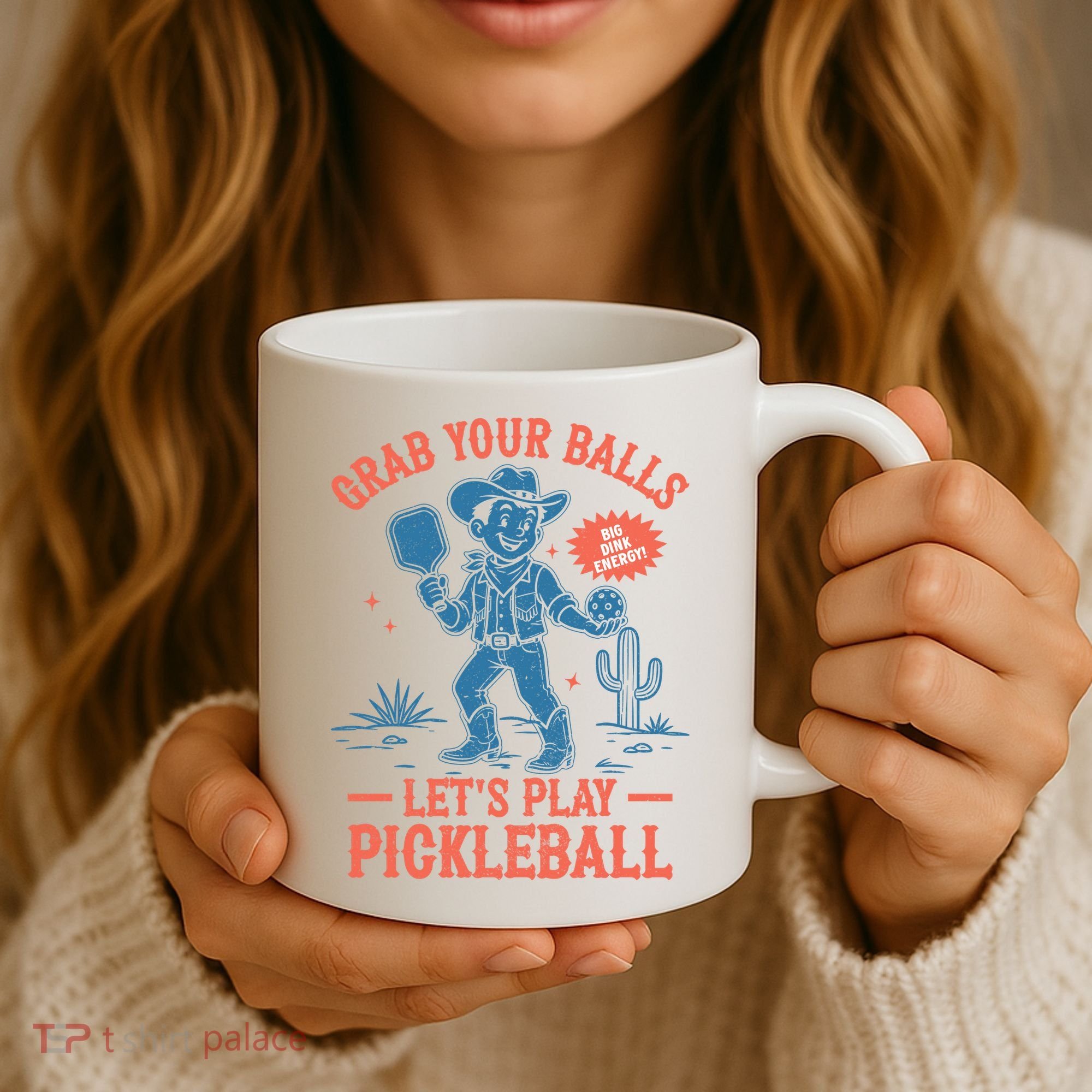 Funny Pickleball Grab Your Balls Coffee Mug