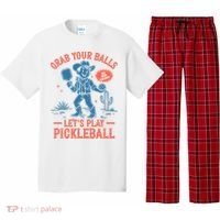 Funny Pickleball Grab Your Balls Pajama Set thumb 0