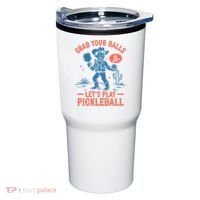 Funny Pickleball Grab Your Balls Tumbler thumb 0