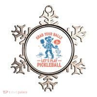 Funny Pickleball Grab Your Balls Ornament thumb 0