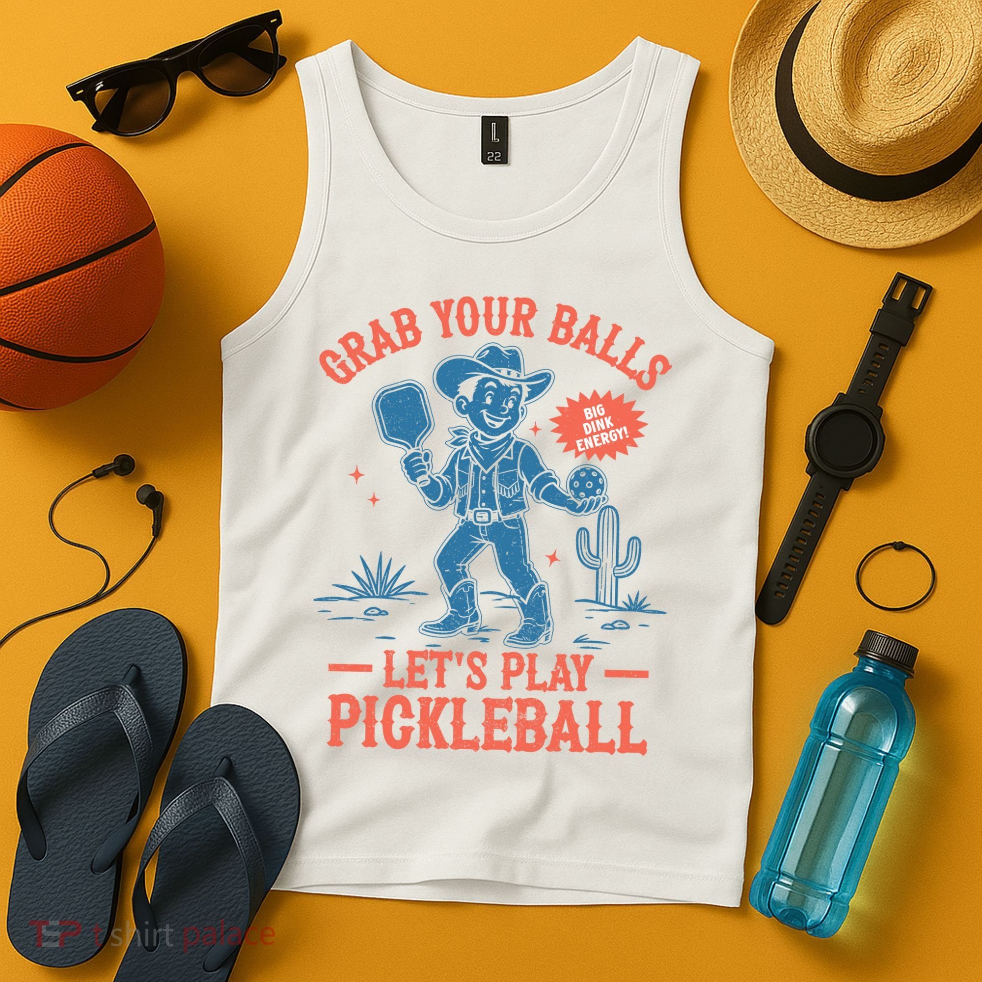 Funny Pickleball Grab Your Balls Tank Top