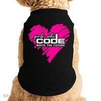 Funny Programmer Girl Coder Girls Who Code Write The Future Gift Doggie Tank thumb 0