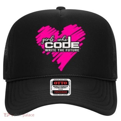 Funny Programmer Girl Coder Girls Who Code Write The Future Gift Hat
