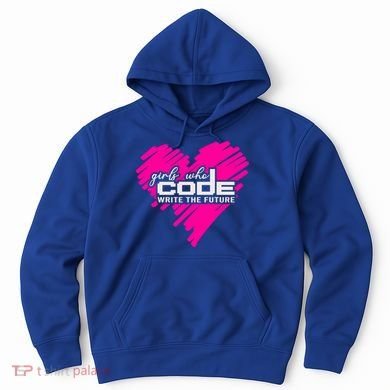 Funny Programmer Girl Coder Girls Who Code Write The Future Gift Hoodie