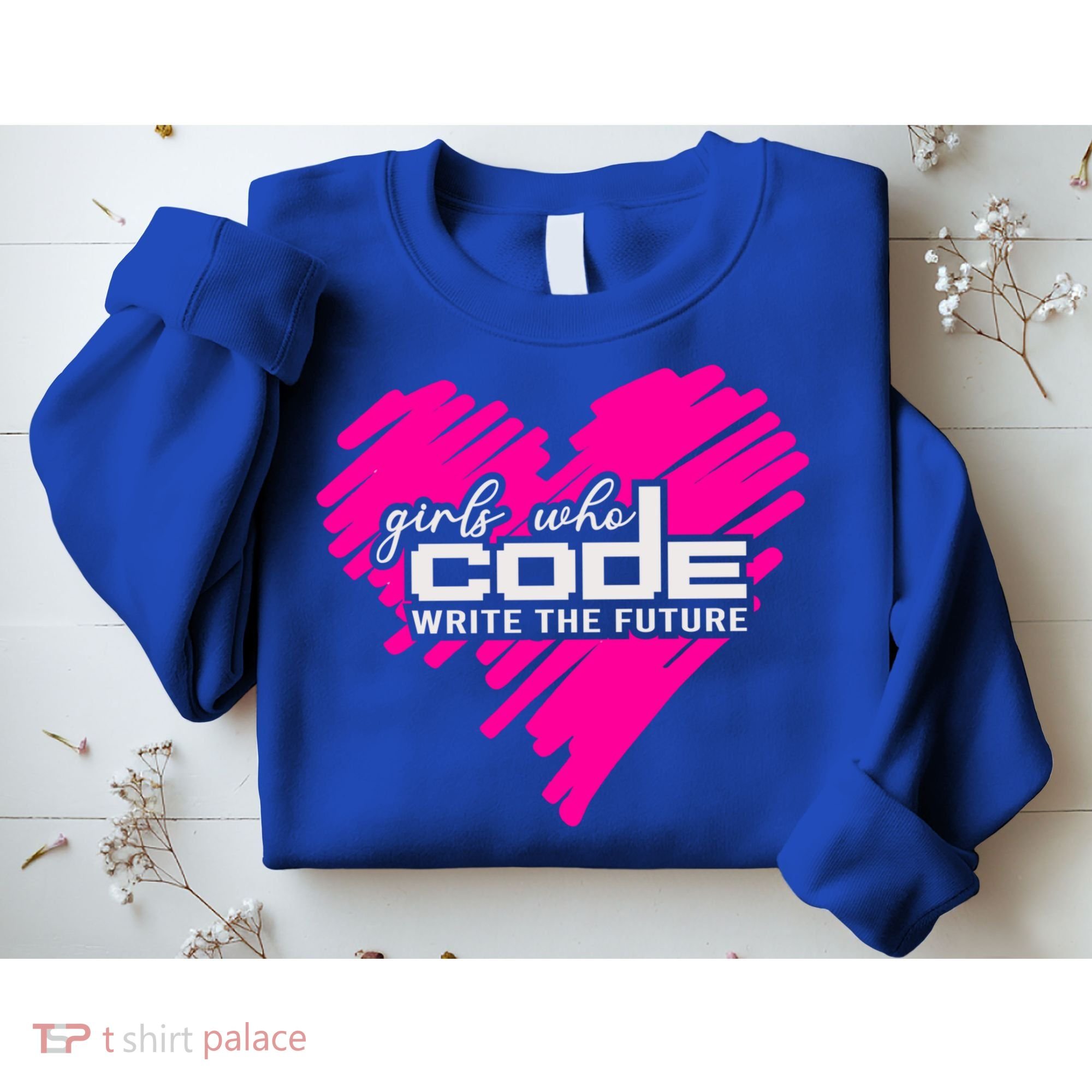 Funny Programmer Girl Coder Girls Who Code Write The Future Gift Sweatshirt