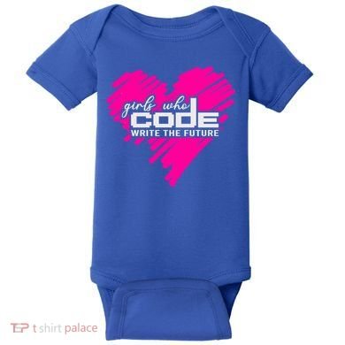 Funny Programmer Girl Coder Girls Who Code Write The Future Gift Baby Bodysuit