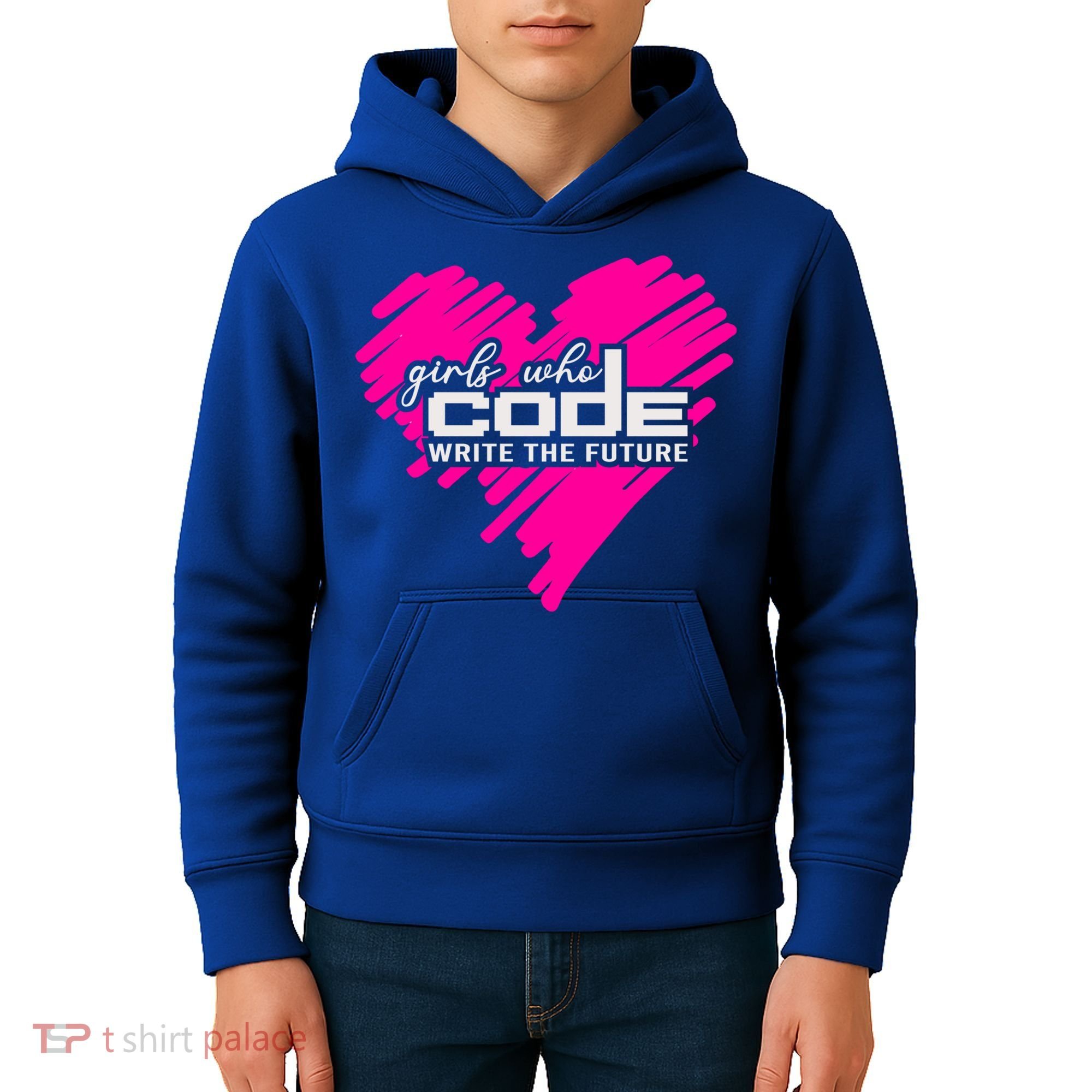 Funny Programmer Girl Coder Girls Who Code Write The Future Gift Kids Hoodie