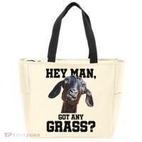 Funny Pun Goat Stuff And Farm Accesories Goat Tote Bag thumb 0