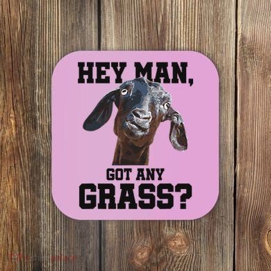 Funny Pun Goat Stuff And Farm Accesories Goat Coaster