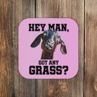 Funny Pun Goat Stuff And Farm Accesories Goat Coaster thumb 0
