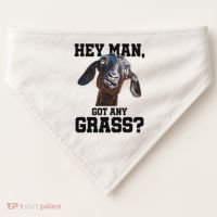 Funny Pun Goat Stuff And Farm Accesories Goat USA-Made Doggie Bandana thumb 0