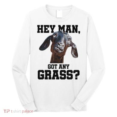 Funny Pun Goat Stuff And Farm Accesories Goat Long Sleeve Shirt