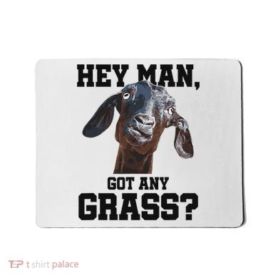 Funny Pun Goat Stuff And Farm Accesories Goat Mousepad