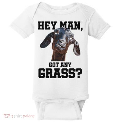 Funny Pun Goat Stuff And Farm Accesories Goat Baby Bodysuit