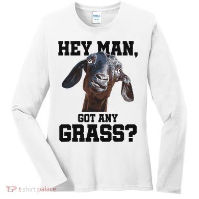 Funny Pun Goat Stuff And Farm Accesories Goat Women's Long Sleeve Shirt