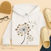 Funny Pug Gift For  Cool Flower Dog Dandelion Lover Hoodie thumb 4