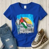 Free Palestine Gift Save Gaza Gift Women's T-Shirt thumb 3