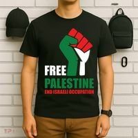 Free Palestine Gaza Freedom End Israeli Occupation T-Shirt thumb 6