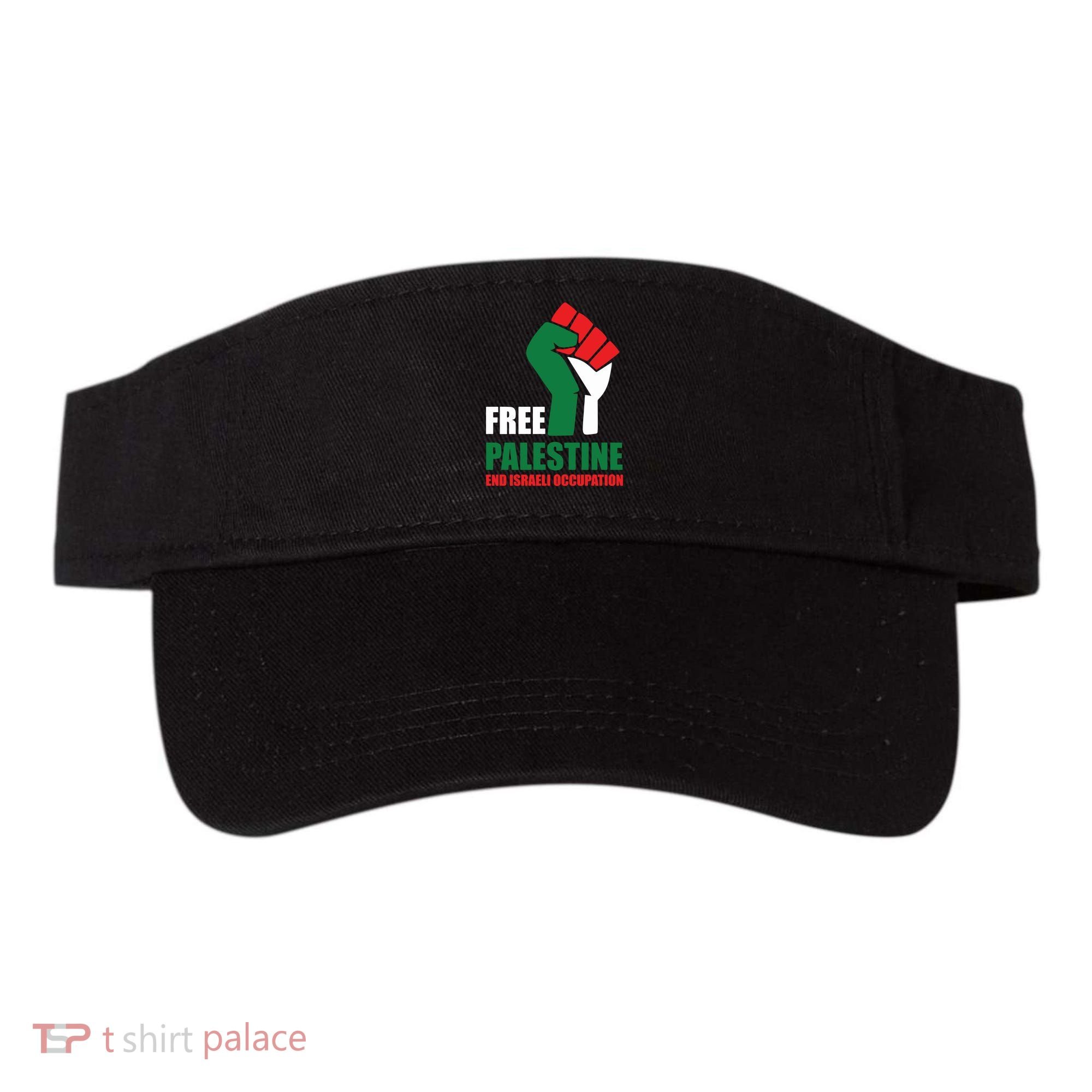 Free Palestine Gaza Freedom End Israeli Occupation Visor
