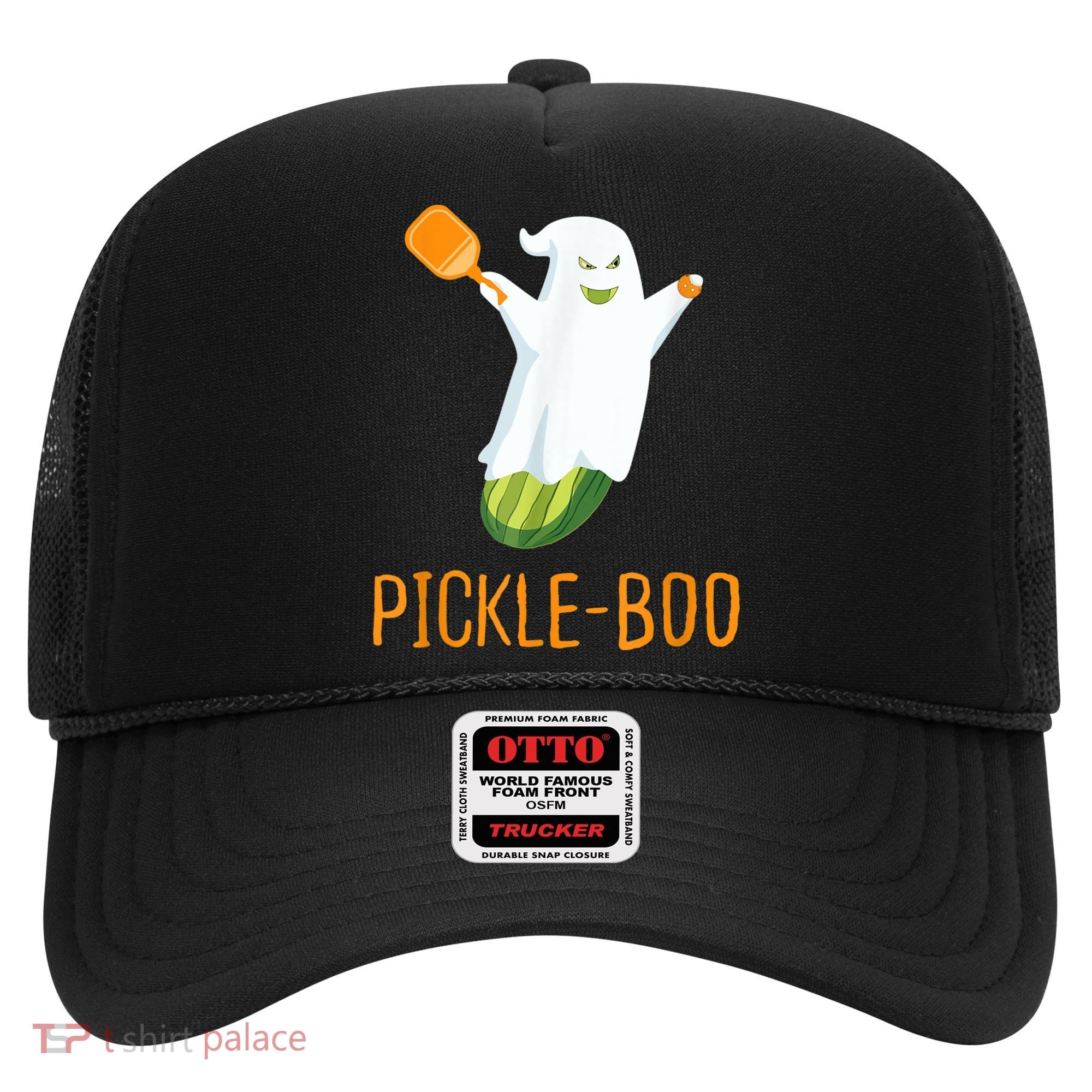 Funny Pickle Ghost Loves To Play Pickleball At Halloween Hat