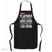 Funny Plumber Gift For Men Plumbing Dad Fathers Day Apron thumb 0