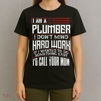 Funny Plumber Gift For Men Plumbing Dad Fathers Day T-Shirt thumb 4